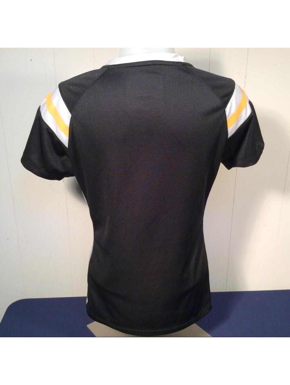 NFL Pittsburgh Steelers Women's Black and Yellow Jersey - Picture 3 of 6